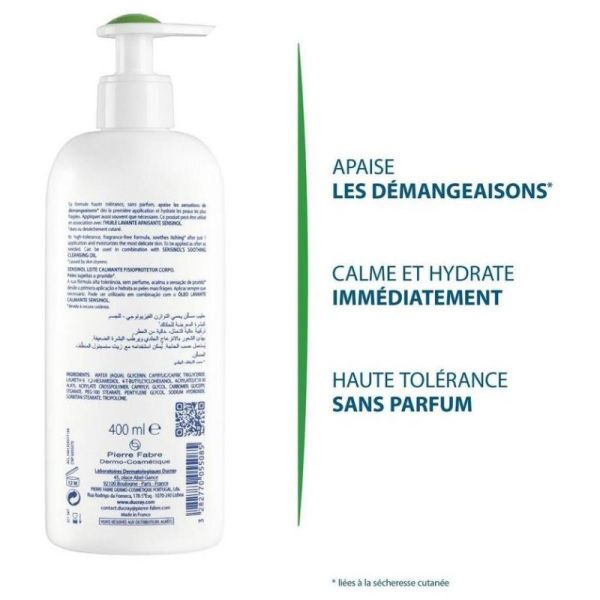 Ducray Sensinol lait apaisant physioprotecteur corps 400ml
