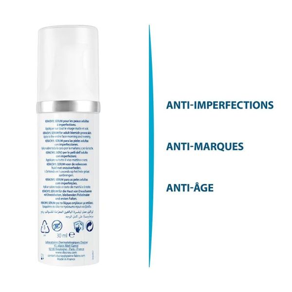 Ducray Keracnyl sérum peaux à imperfections 30ml
