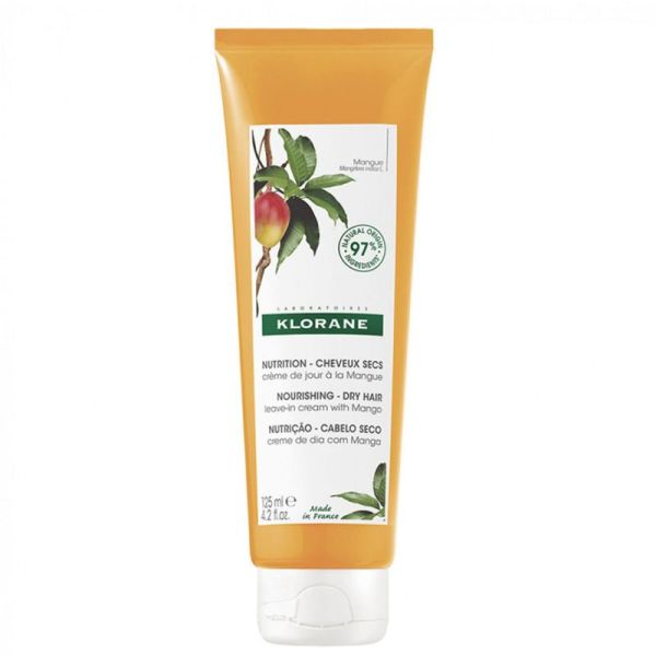 Klorane Mangue crème de jour cheveux secs 125ml