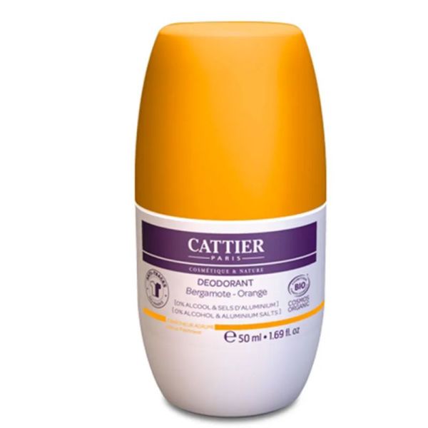 Cattier Déo roll-on fraîcheur agrumes bio 50 ml