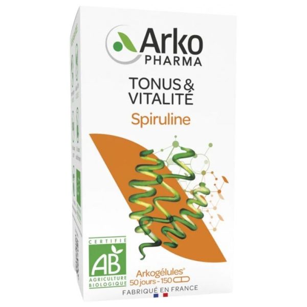 Arkogélules Spiruline Bio 150 Gélules