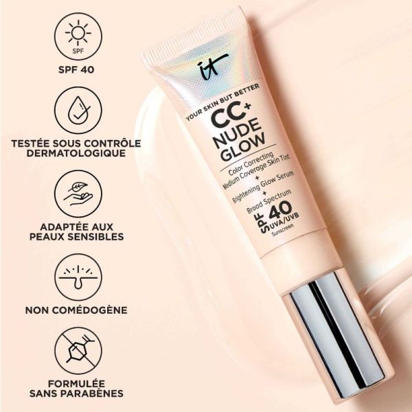 IT Cosmetics Your Skin But Better CC crème correctrice Illuminatrice medium Tan 32ml