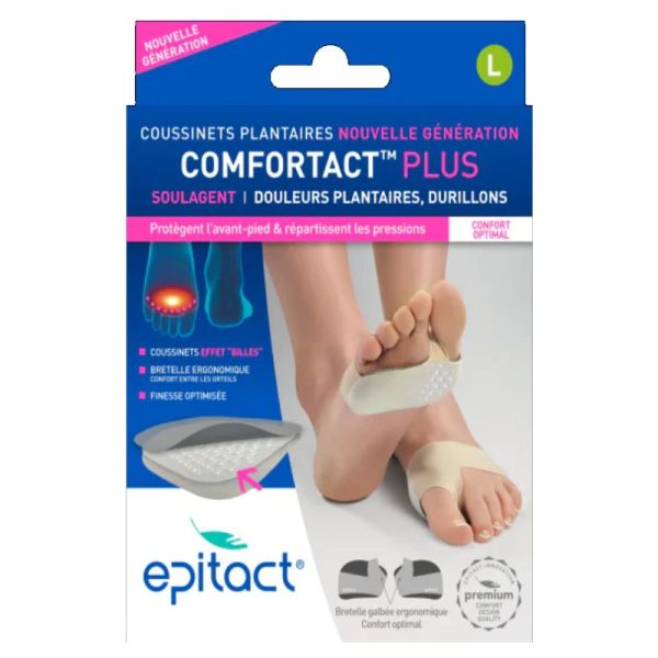 Epitact Comfortact Plus Epitac coussinets plantaires nouvelle génération taille L