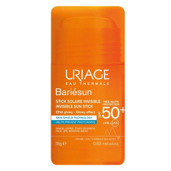 Uriage Bariésun stick solaire invisible SPF50+ 18g