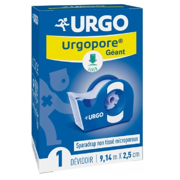 Urgo Urgopore sparadrap microporeux géant 9.14 m X 2.5 cm 1