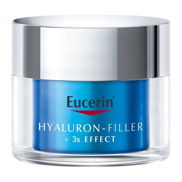 Eucerin Hyaluron-Filler + 3x Effect gel-crème soin de nuit booster 50 ml
