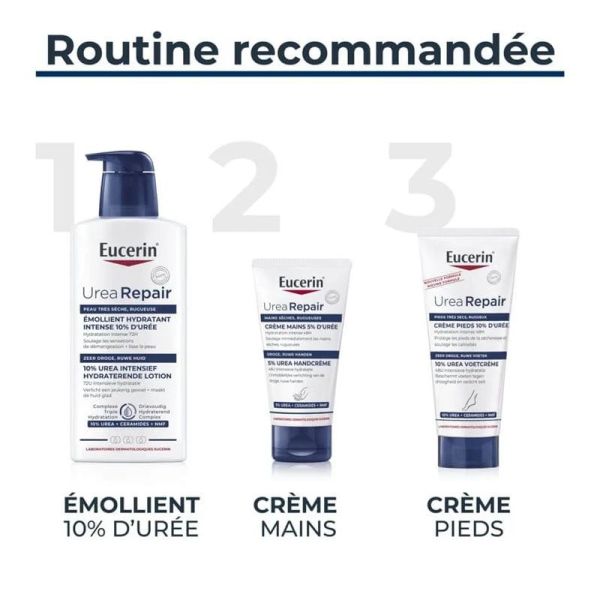 Eucerin UreaRepair PLUS crème pieds réparatrice 10% urée 2x100ml