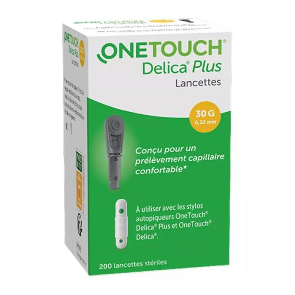 One Touch Delica Plus 200 Lancettes