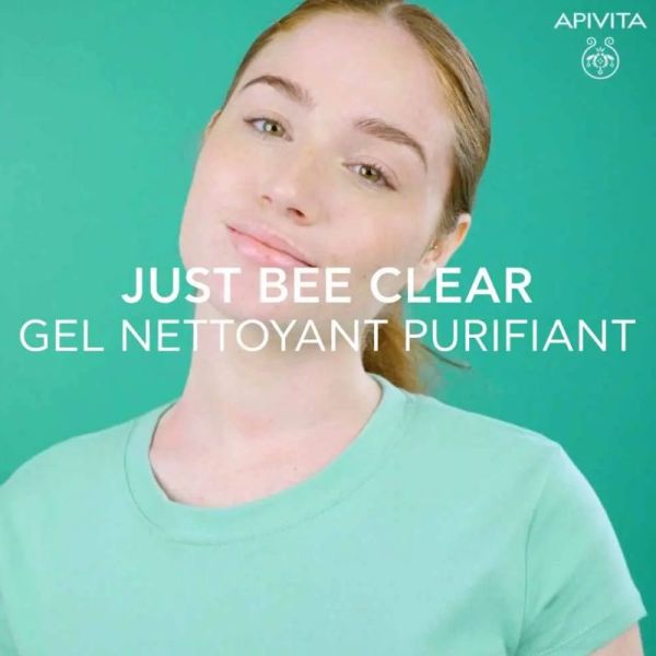 Apivita Just Bee Clear gel nettoyant purifiant 200ml