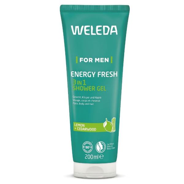 Weleda homme Energy Fresh gel douche 3en1  200ml