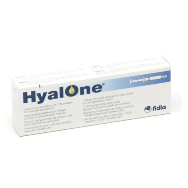 Hyalone Solution de hyaluronate de sodium 1,5 % seringue 4 ml