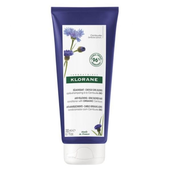 Klorane Centaurée Bio après-shampooing déjaunissant 200ml