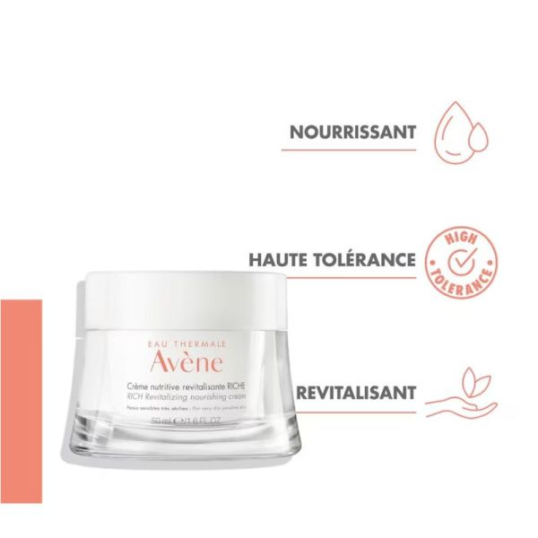 Avène crème nutritive revitalisante riche 50ml