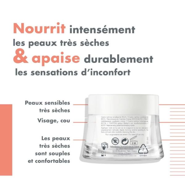 Avène crème nutritive revitalisante riche 50ml