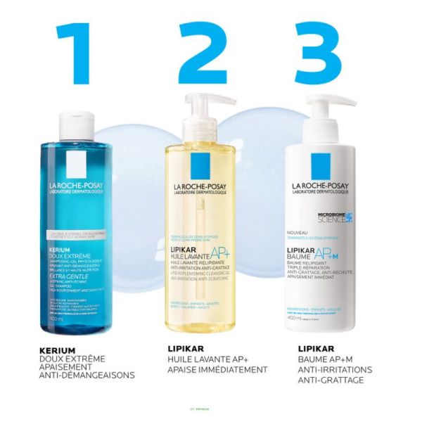 Roche Posay Kerium doux shampooing-gel 400ml