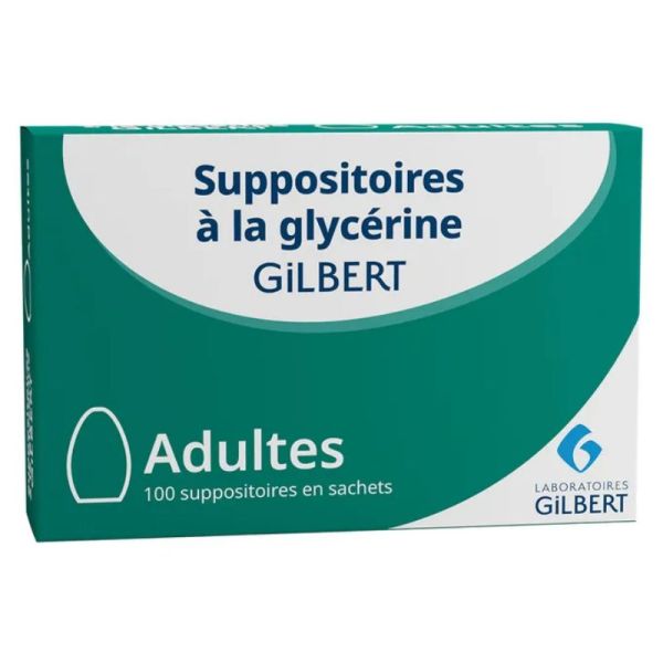 Gilbert suppositoire glycérine 100 suppositoires