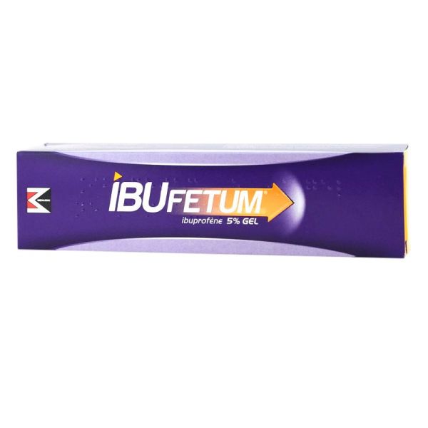 Menarini Ibufetum Ibuprofène 5% gel anti-inflammatoire 60g