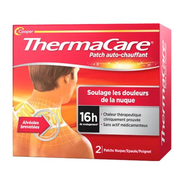 Thermacare patch auto-chauffant cou épaule et poignet 2 patchs