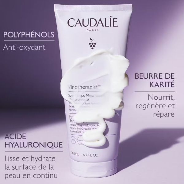Caudalie Vinotherapist soin corps nourrissant hyaluronique 200 ml