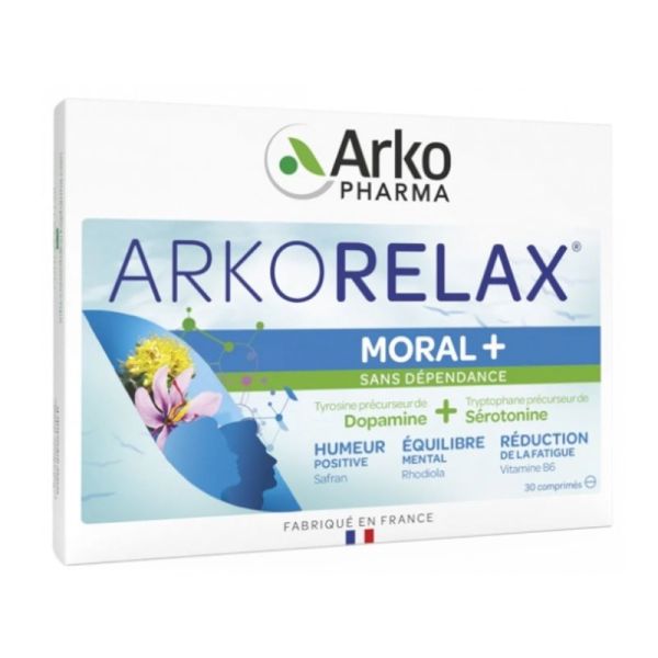 Arkorelax Moral + sans dépendance 30 comprimés
