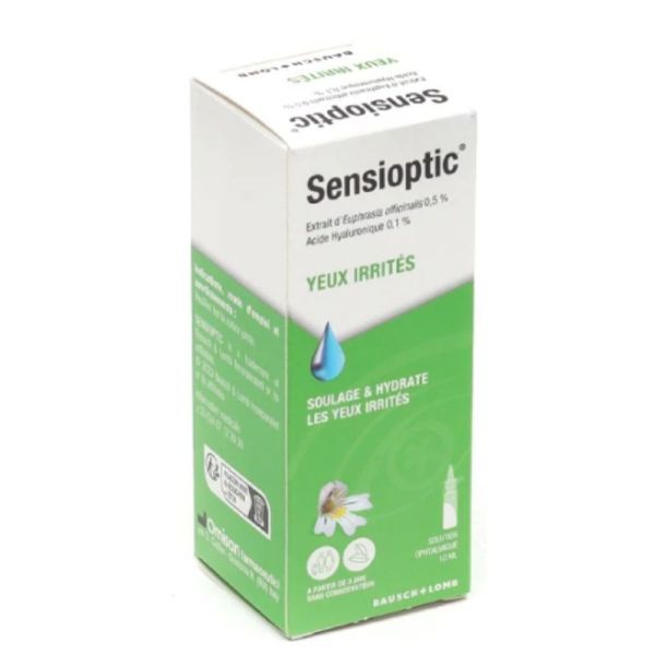 Bausch & Lomb Sensioptic collyre Yeux Irrités flacon10ml