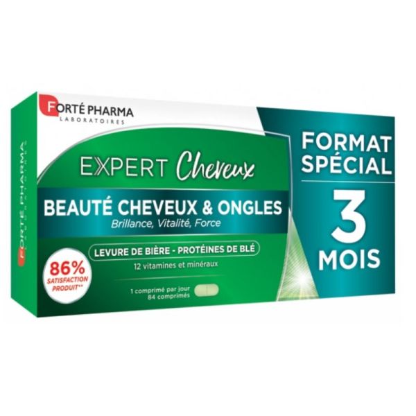 Forté Pharma Expert Cheveux triple action 84 comprimés