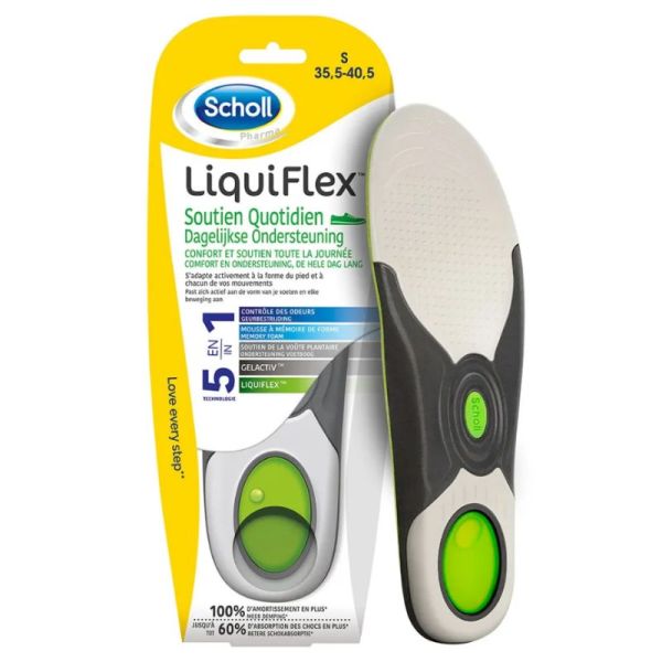 Scholl LiquiFlex semelles soutien quotidien femmes pointure 35.5-40.5