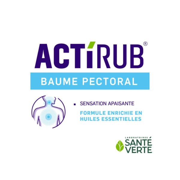 Sante verte Actirub baume pectoral 40ml