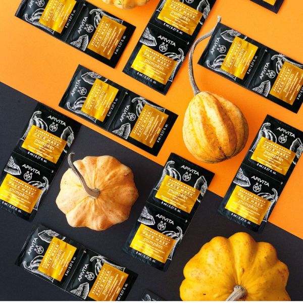 Apivita express beauty masque visage détox à la citrouille 2x8ml