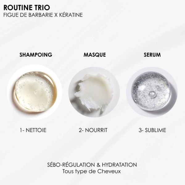 RoseBaie masque Figue de Barbarie & Kératine sébo-régulation & hydratation 500ml