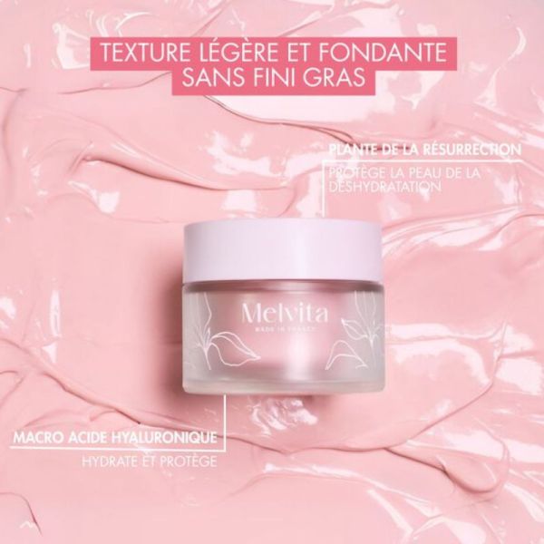 Melvita Source de roses crème hydra-repulpante recharge 50ml