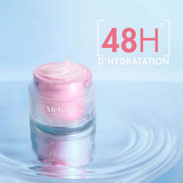 Melvita Source de roses crème hydra-repulpante recharge 50ml