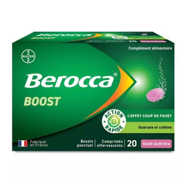 Berocca Boost 20 comprimés effervescents