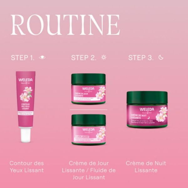 Weleda rose musquée & Thé blanc crème de jour fluide lissant 40ml