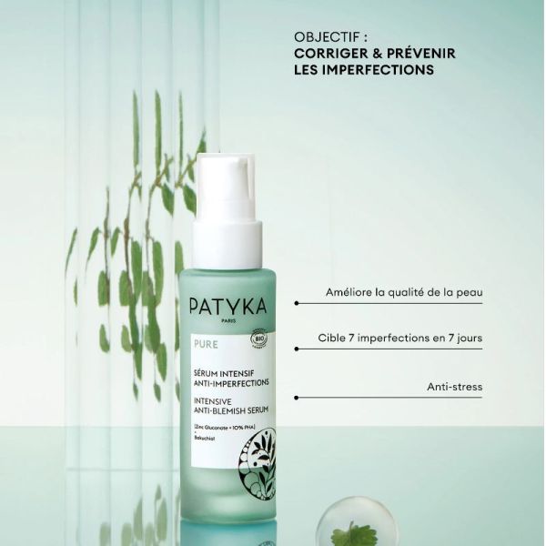 Patyka Pure sérum intensif anti imperfections bio 30ml
