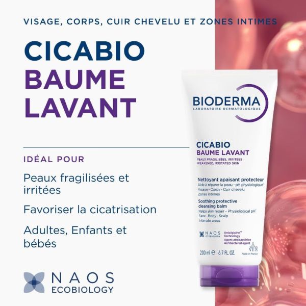 Bioderma Cicabio baume lavant 200ml