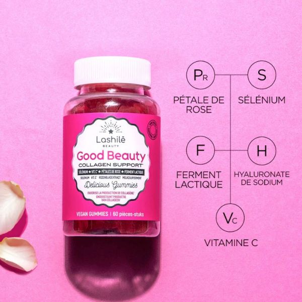Lashilé Beauty Good Beauty collagène 60 gummies