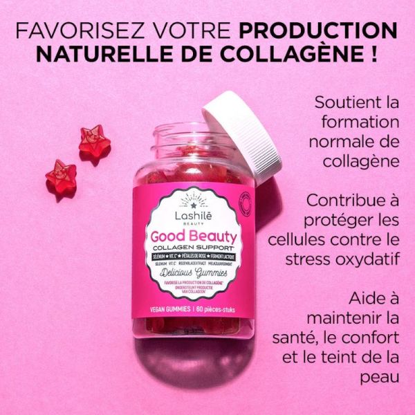 Lashilé Beauty Good Beauty collagène 60 gummies