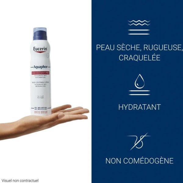 Eucerin Aquaphor baume spray corps 250ml