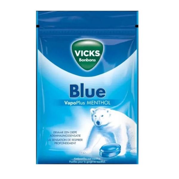 Vicks sans sucre bonbons Menthe forte 72g