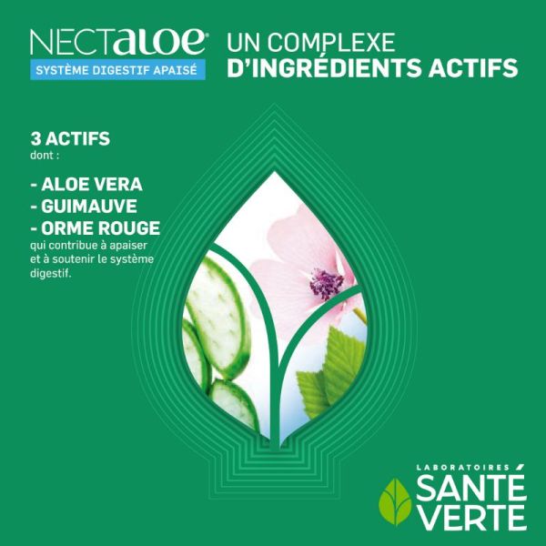 Sante Verte Nectaloe sticks à boire 20 sticks