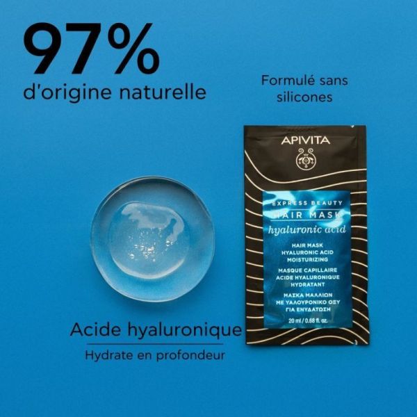 Apivita Express Beauty masque capillaire hydratant 20ml