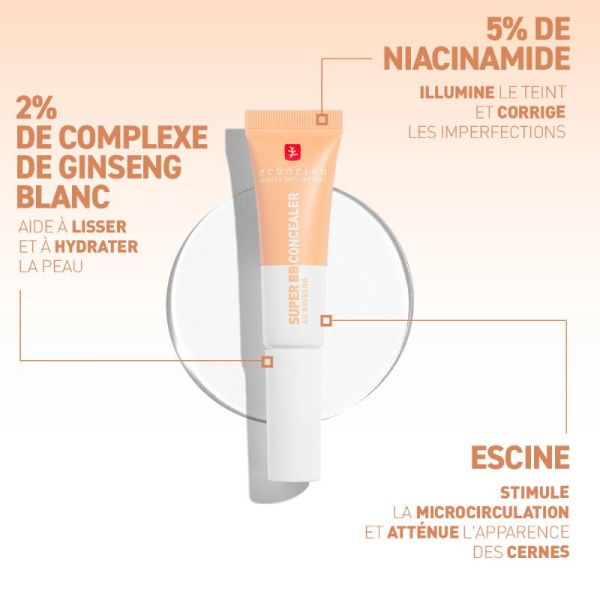 Erborian Super BB crème Concealer teinte Nude SPF25 10ml
