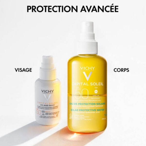 Vichy Capital Soleil eau de protection solaire hydratante SPF50 200ml