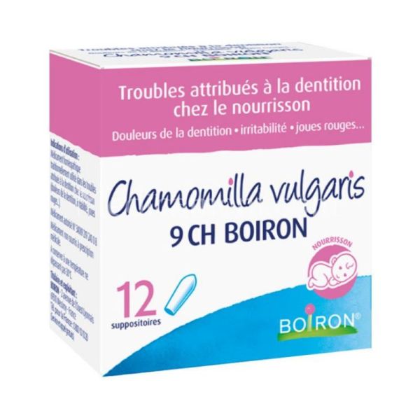 Boiron Chamomilla vulgaris 9CH 12 suppositoires