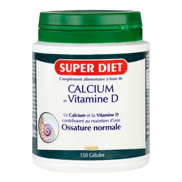 Calcium & vitamine D 150 gélules