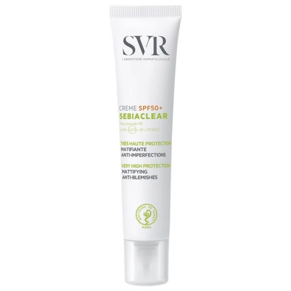 Sebiaclear crème solaire SPF50+ 40ml
