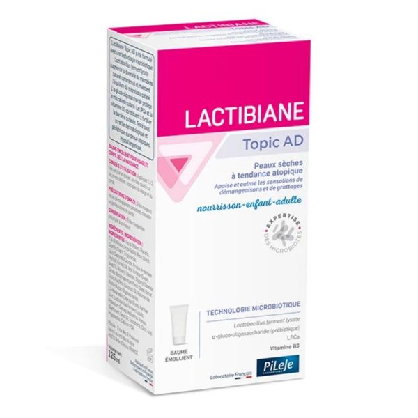 Pileje Lactibiane Topic AD baume émollient 125ml