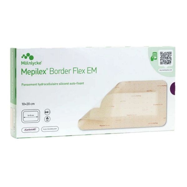 Mepilex Border Flex EM pansements10X20cm 10 pansements