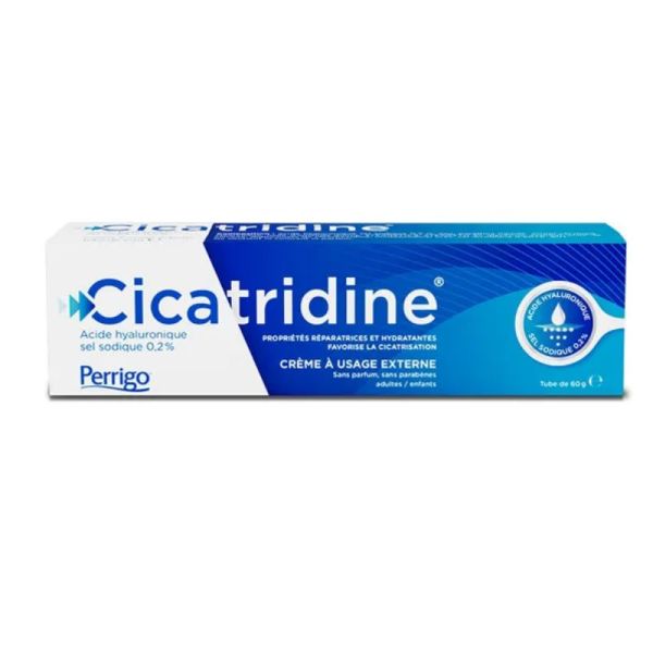 Perrigo Cicatridine acide hyaluronique crème réparatrice et cicatrisante 60g